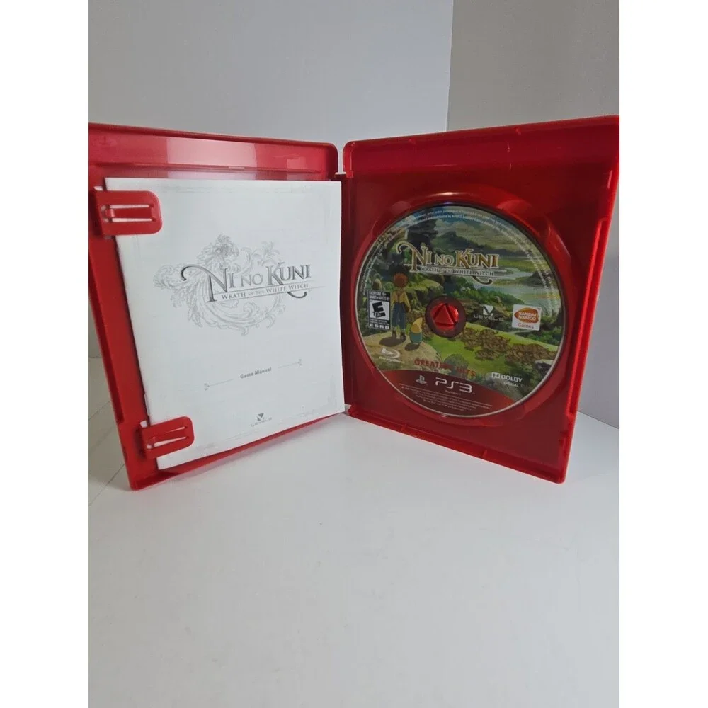 NI NO KUNI PS3 Game PlayStation 3 Anime Fantasy Adventure Very Good Disc!